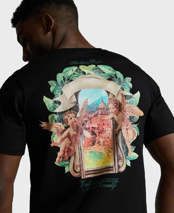 Alessandro Zavetti Arco T-Shirt Jet Black