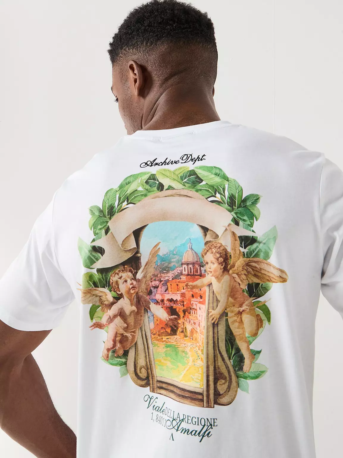 Alessandro Zavetti Arco T-Shirt Optic White - Image 4