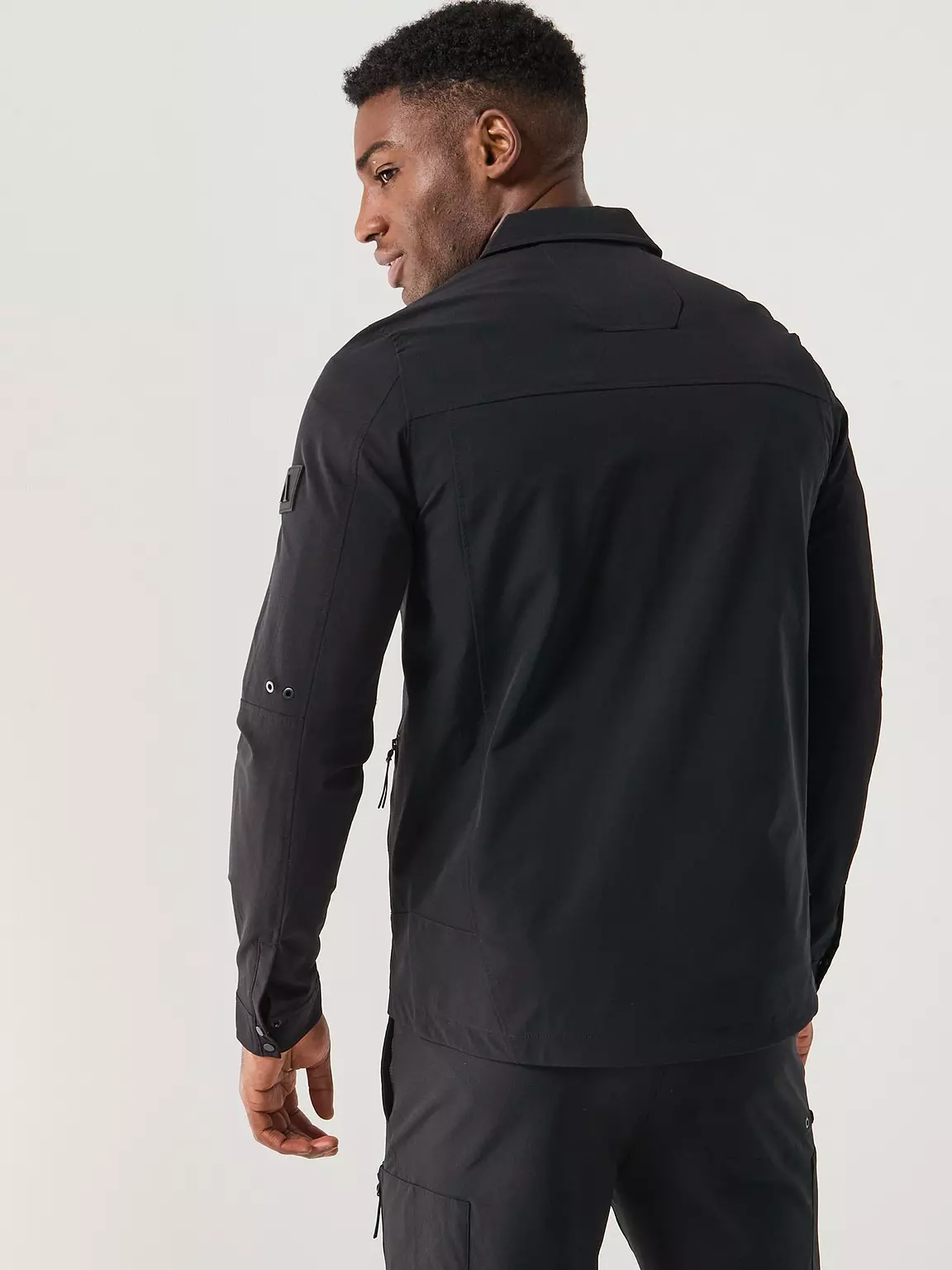 Alessandro Zavetti Saverio Overshirt Black - Image 6