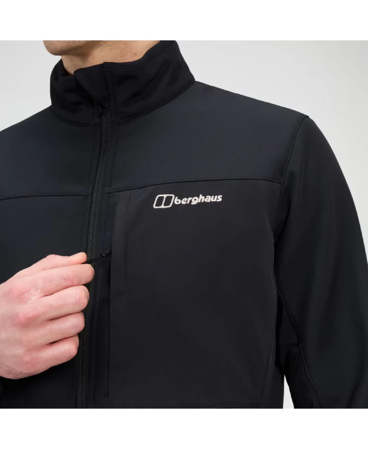 Berghaus Ghlas 3.0 Softshell Jacket - Black - Image 3