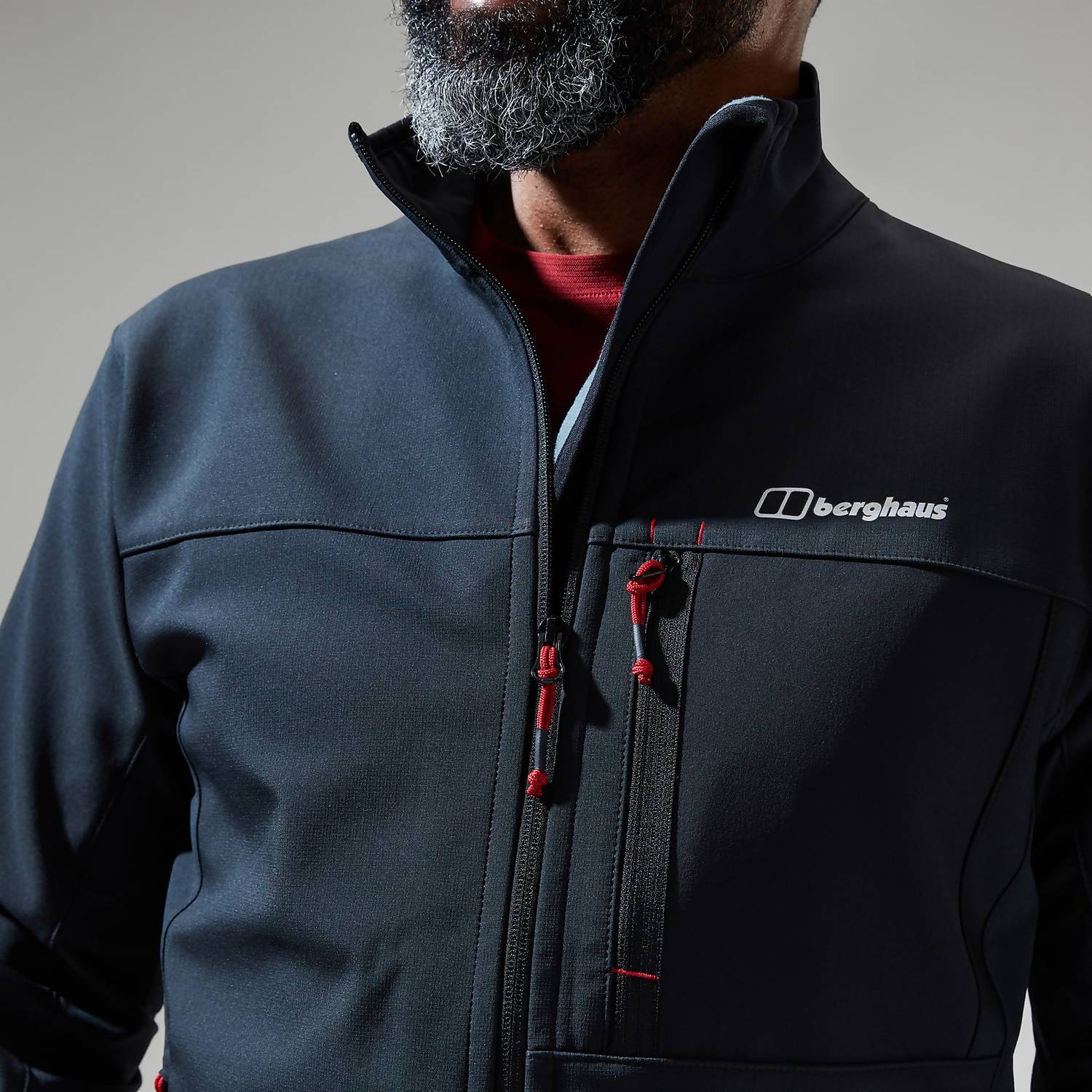 Berghaus Ghlas Softshell Jacket Black - Image 3