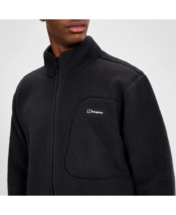 Berghaus Hanby Interactive Fleece Jacket - Black - Image 3
