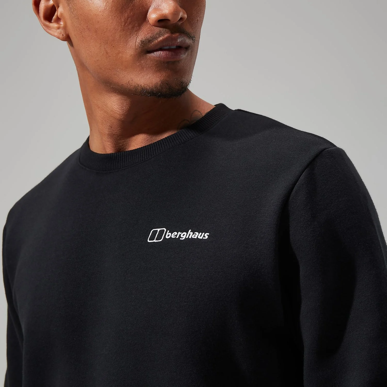 Berghaus Logo FL Crewneck Black - Image 4