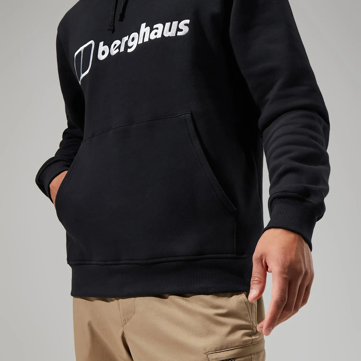 Berghaus Logo Hoodie Black - Image 4