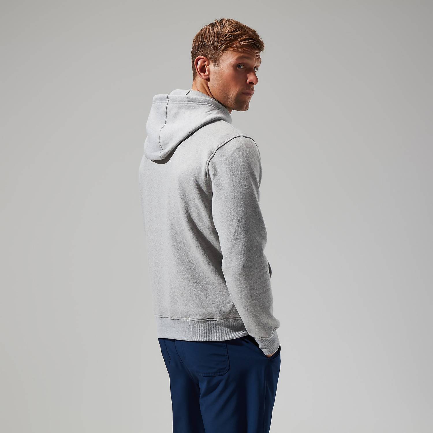Berghaus Logo Hoodie Dark Grey - Image 3