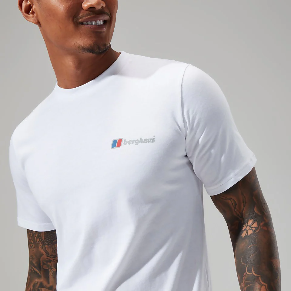 Berghaus Organic Classic Logo T-Shirt - White/White - Image 3
