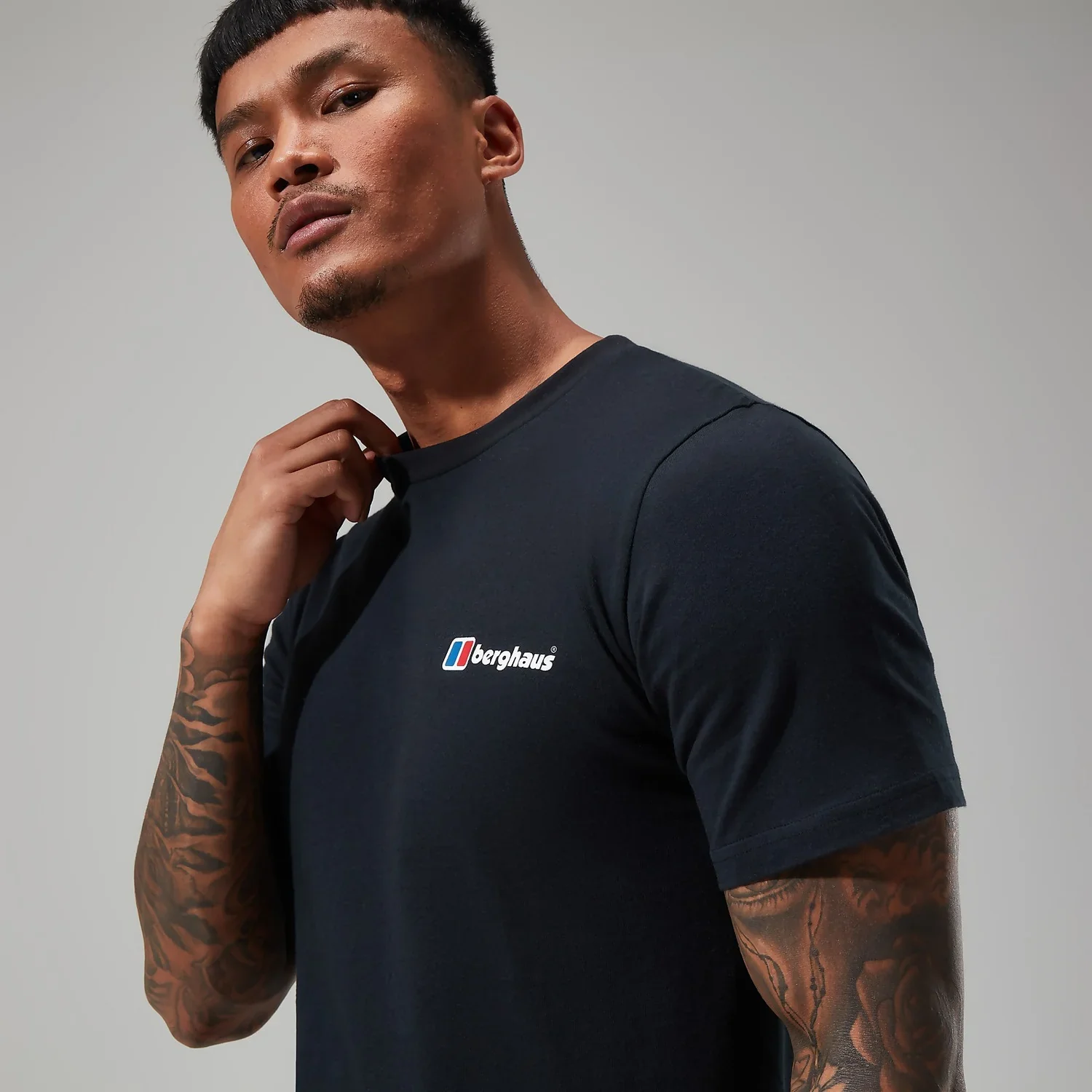 Berghaus Organic Classic Logo T-Shirt Black - Image 4