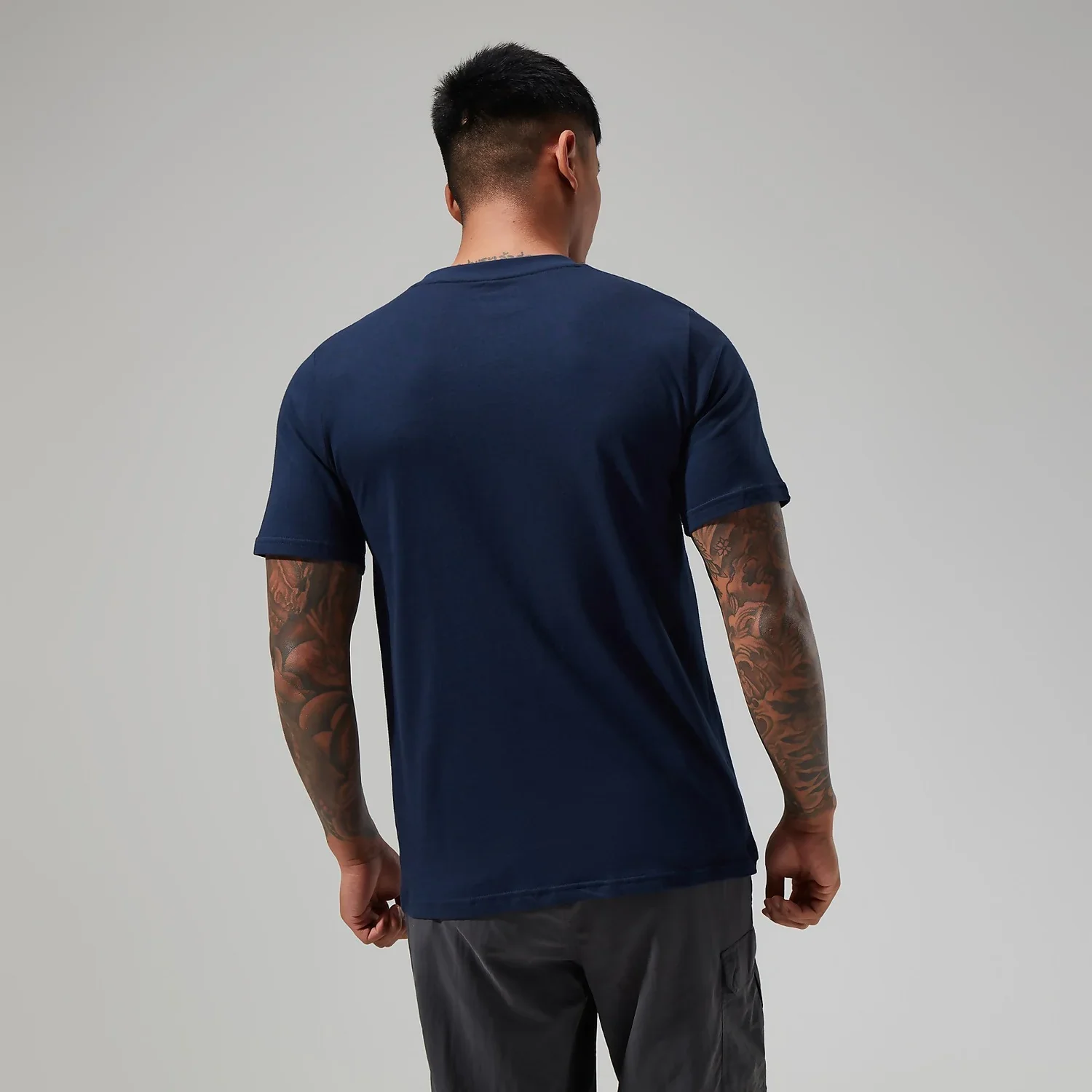 Berghaus Organic Classic Logo T-shirt Dusk Blue - Image 3