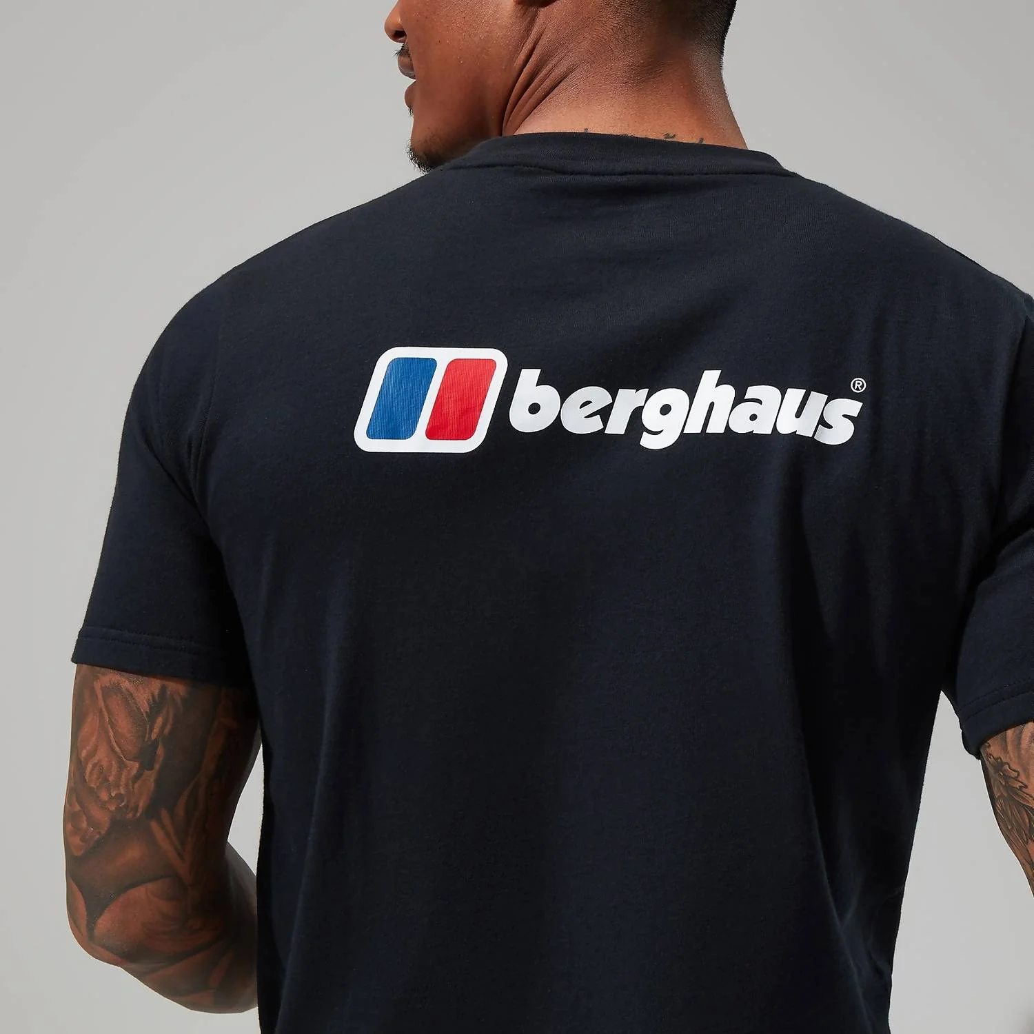 Berghaus Organic Front & Back Logo T-Shirt Black - Image 3