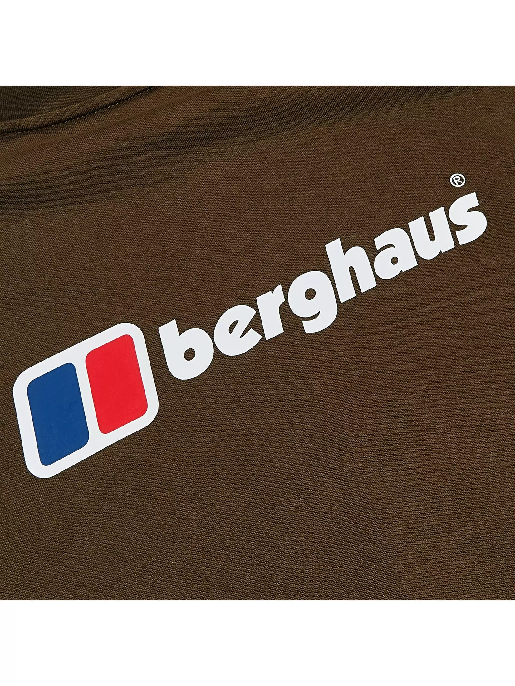 Berghaus Organic Front & Back Logo T-shirt Light Brown - Image 4