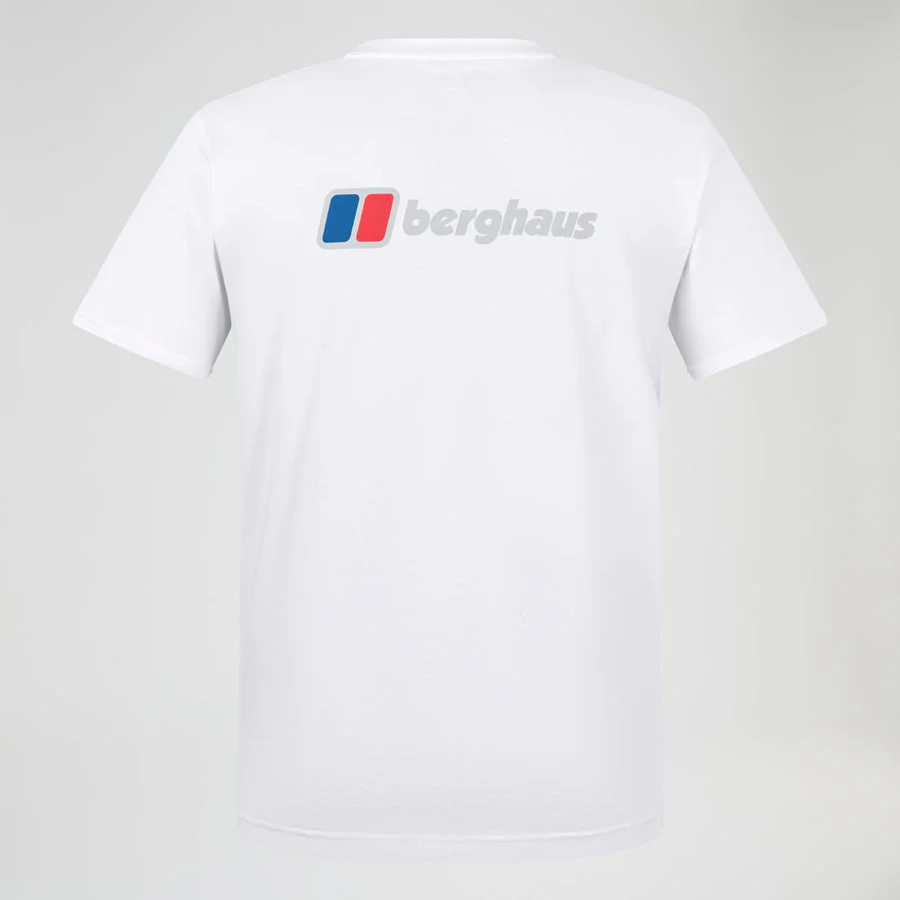 Berghaus Organic Front & Back Logo T-Shirt White - Image 2