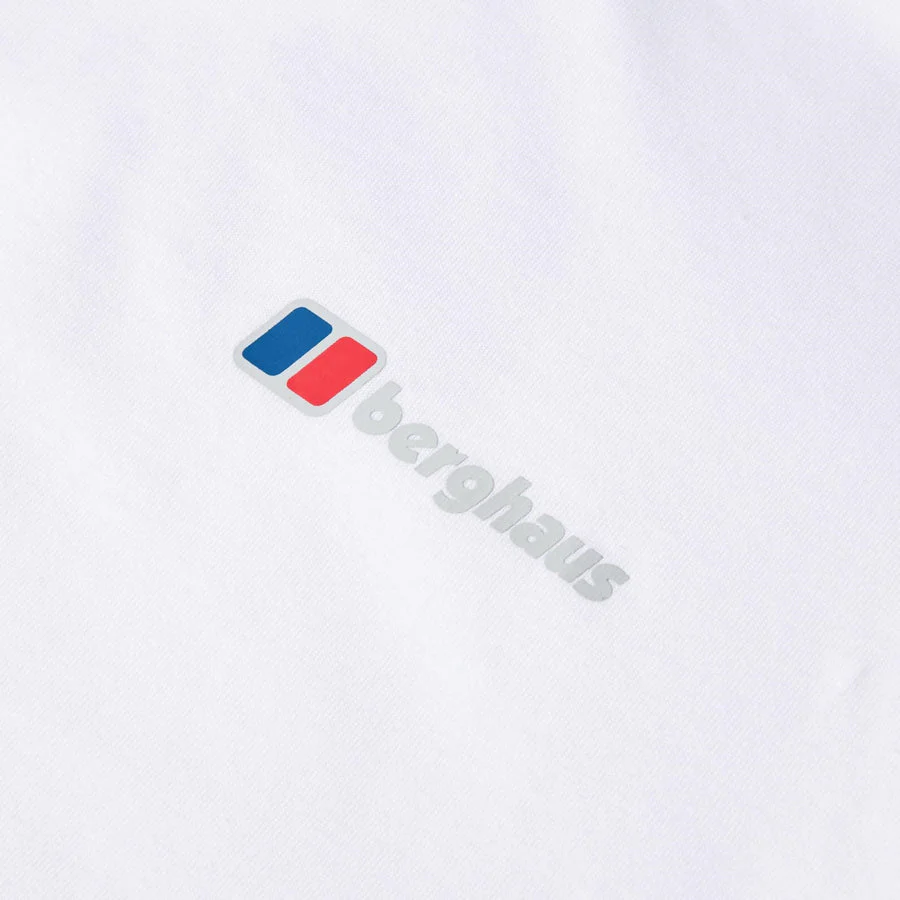 Berghaus Organic Front & Back Logo T-Shirt White - Image 3