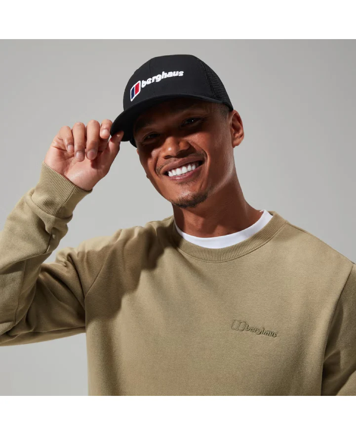 Berghaus Logo Recognition Trucker Cap - Black - Image 2