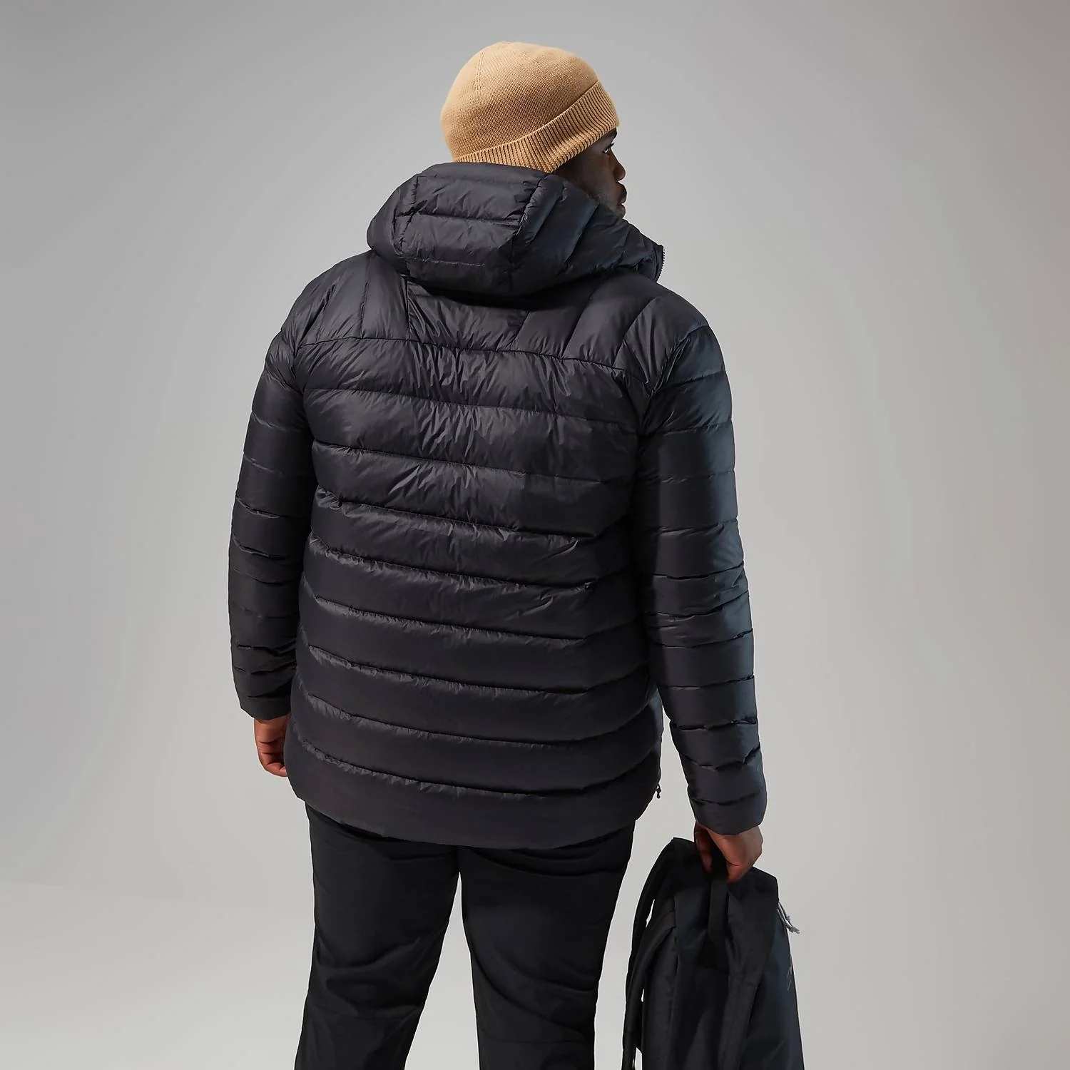 Berghaus Silkswortgh Hooded Down Jacket Black - Image 3