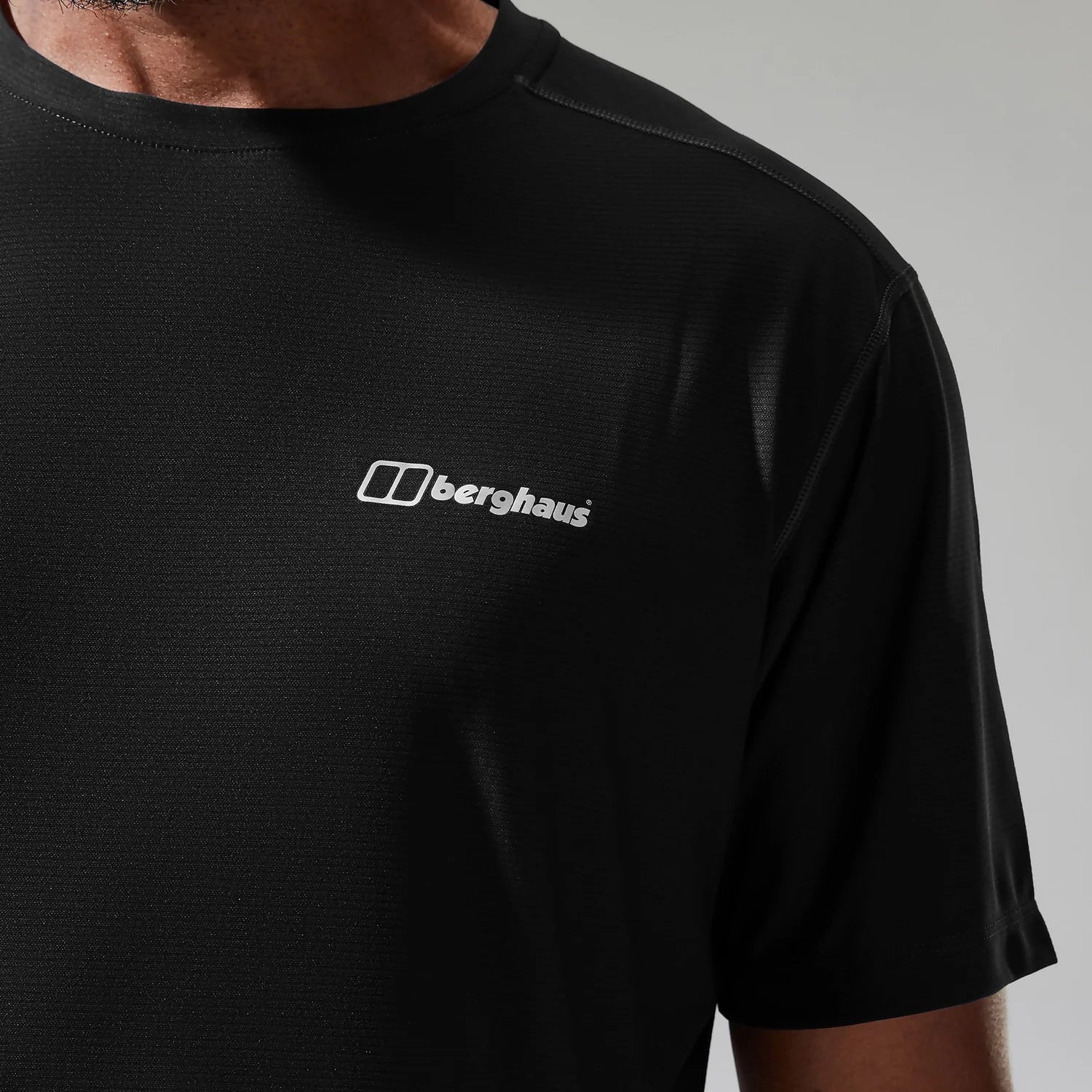 Berghaus 24/7 Tech Tee Super Stretch Crew - Black - Image 4