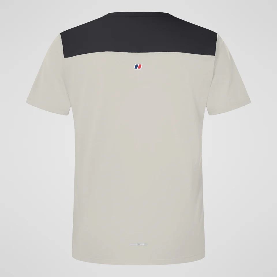 Berghaus Terrain Trek Tech T-Shirt - Stone/Black - Image 2