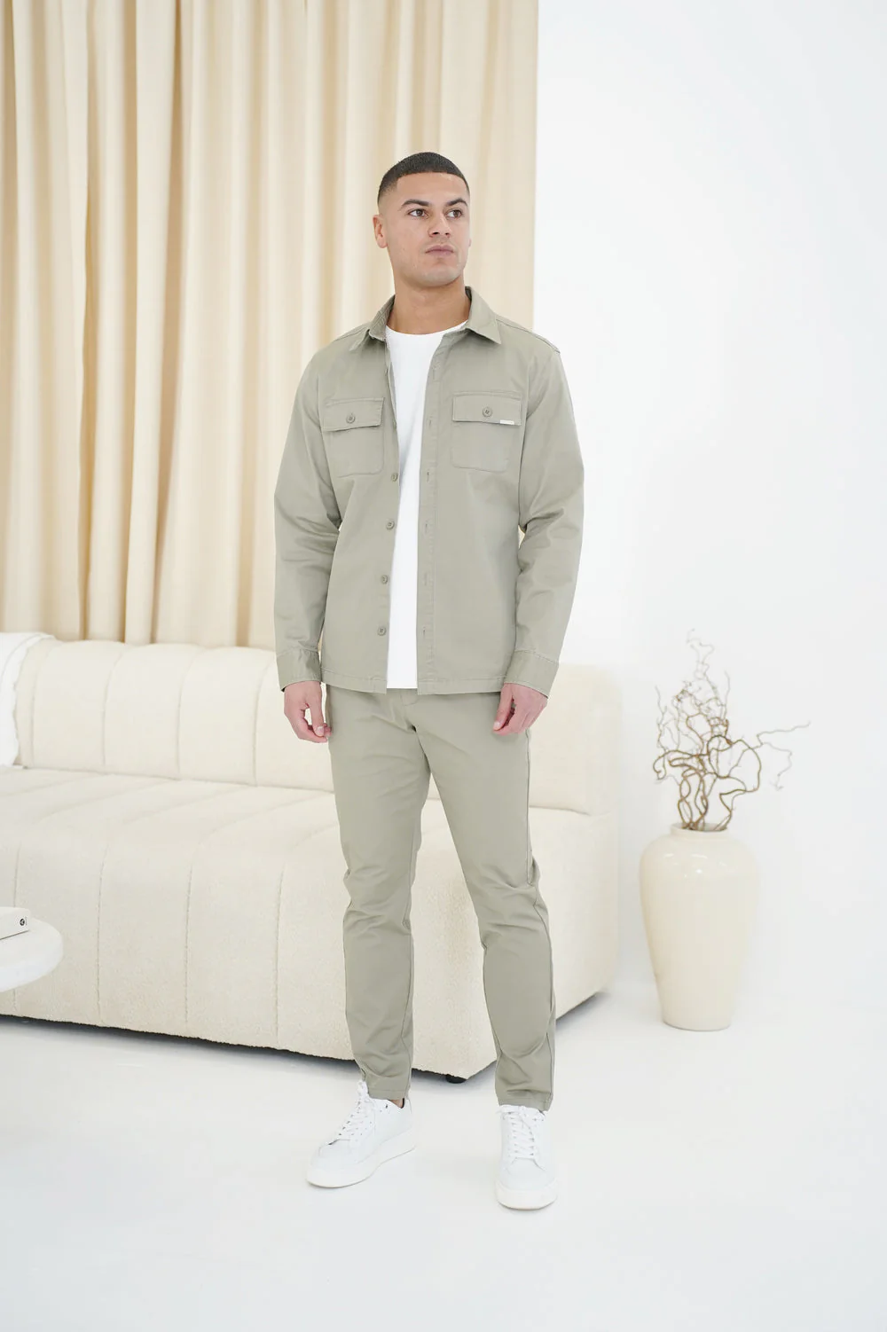 Capo Cargo Overshirt Olive - Image 3
