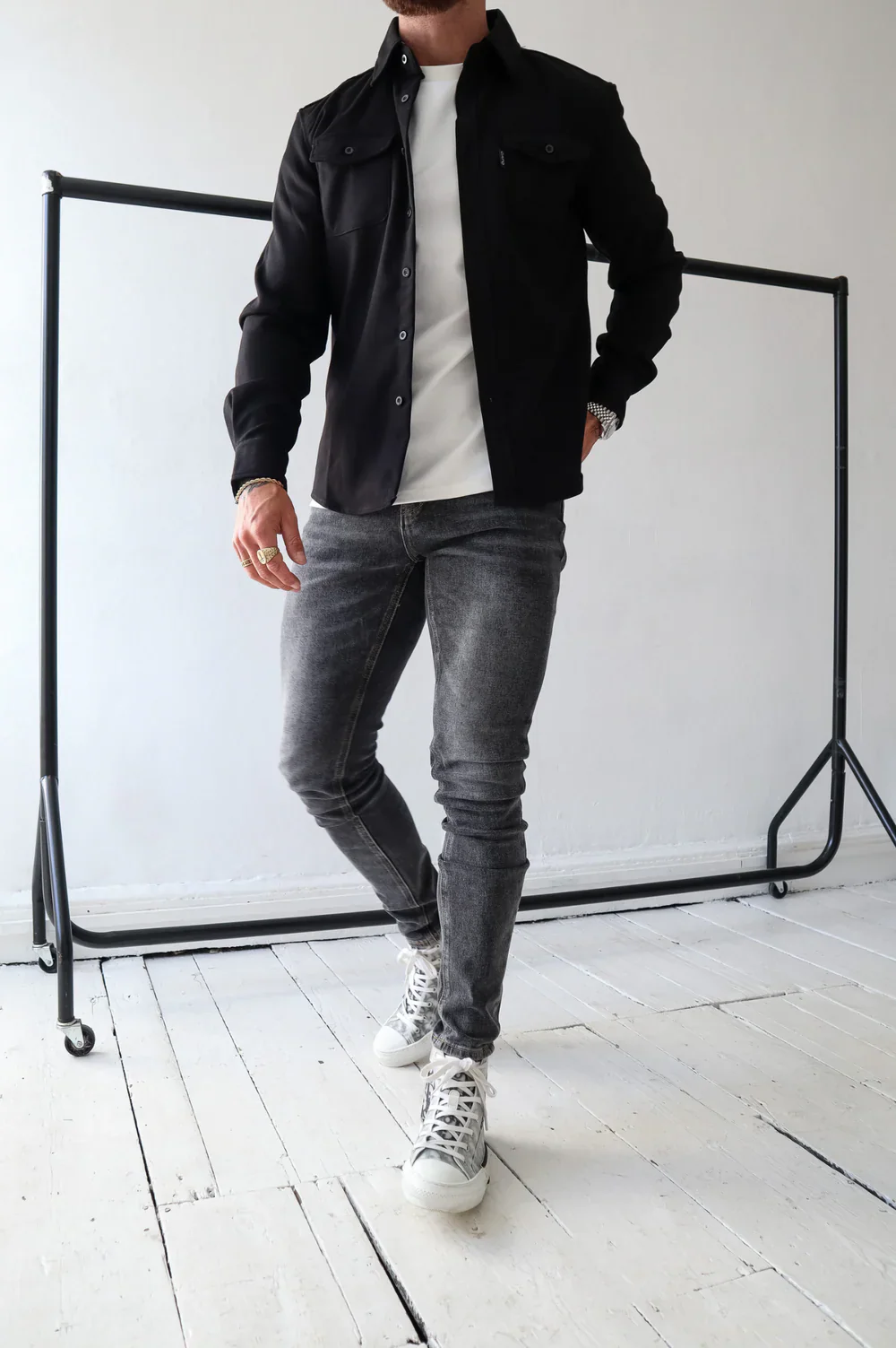 Capo Overshirt Black - Image 4