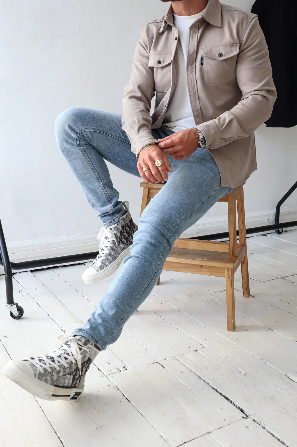 Capo Overshirt Stone - Image 4