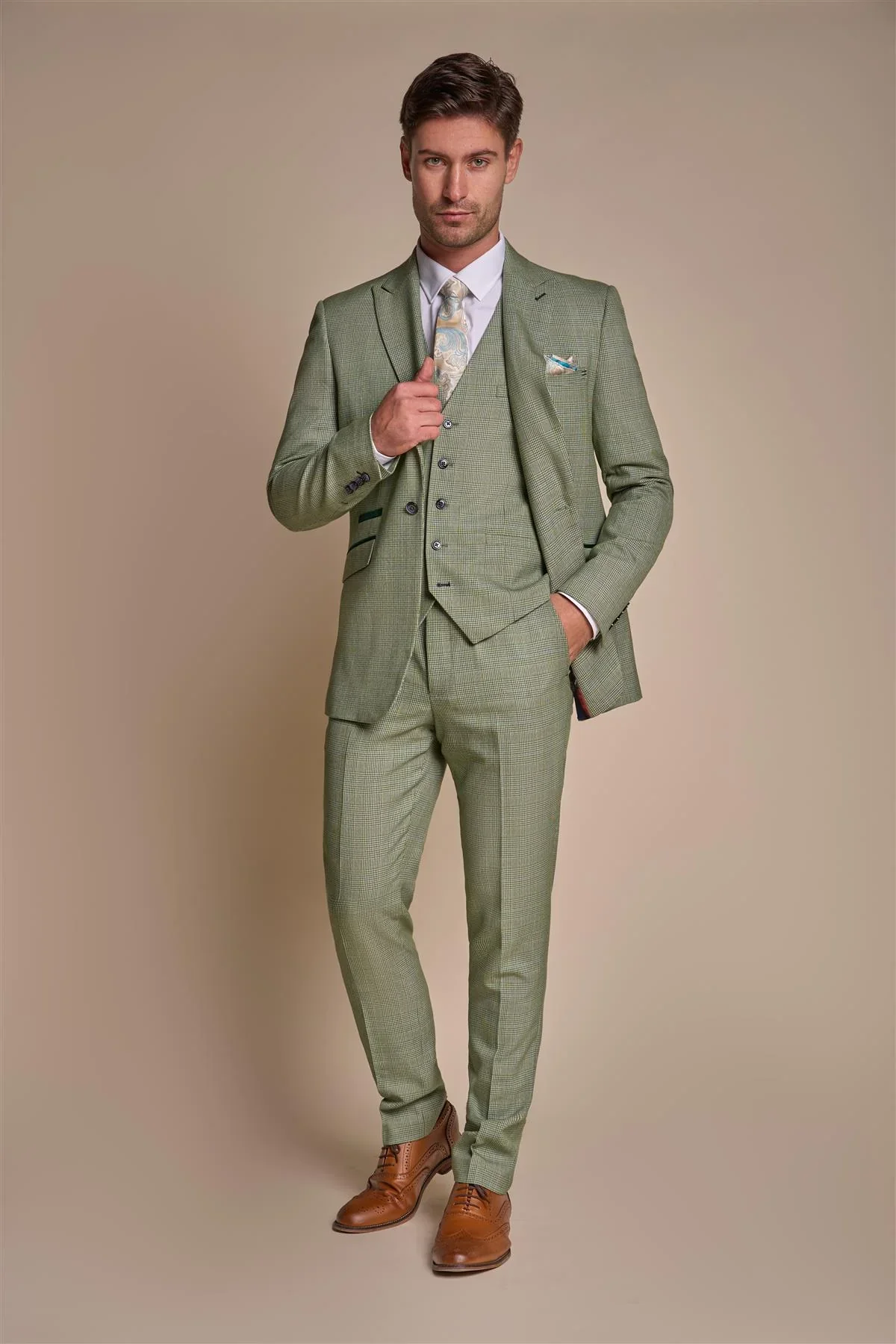 Cavani Caridi Blazer Sage Green - Image 4
