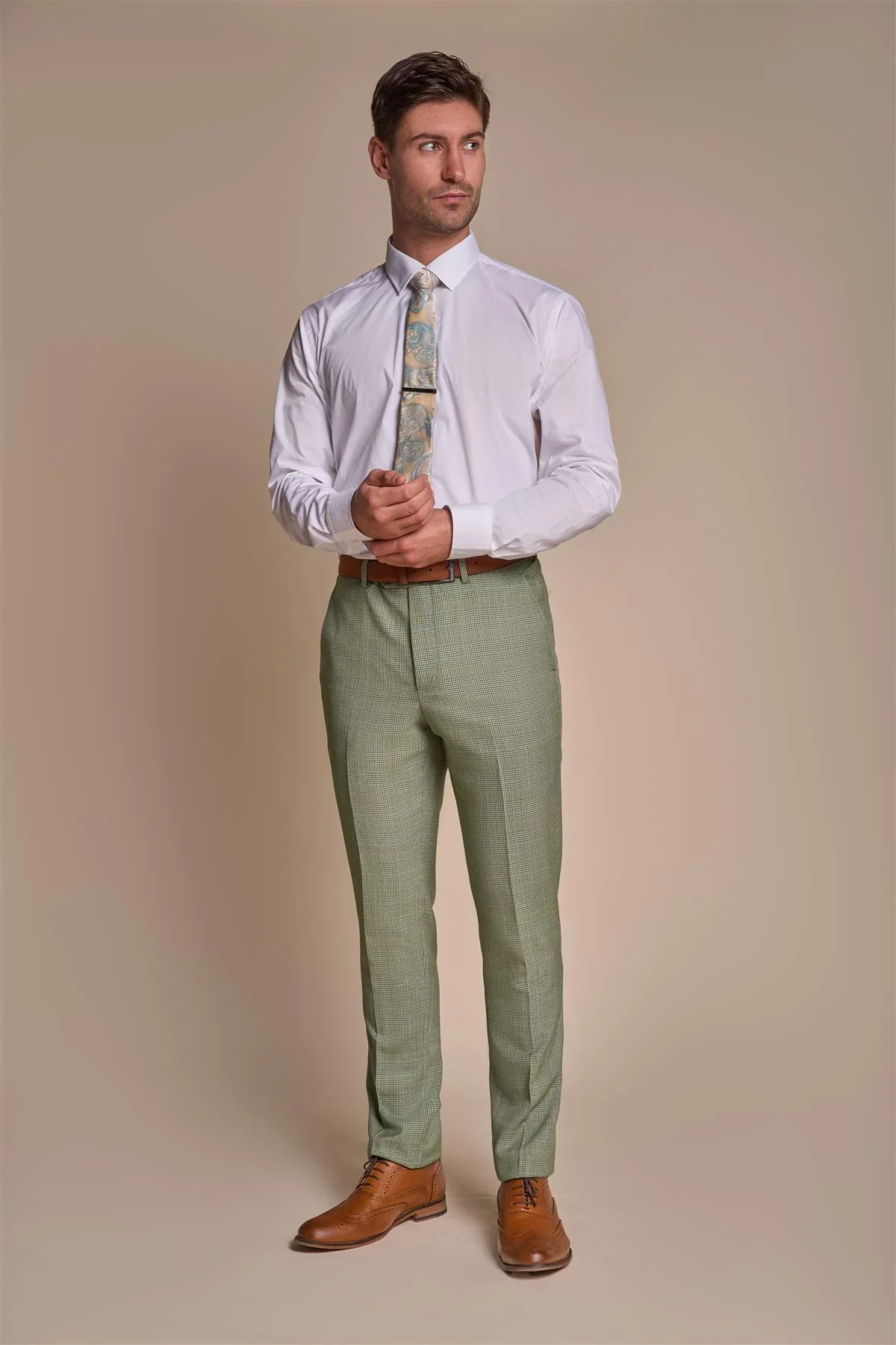 Cavani Caridi Trousers Sage Green - Image 4