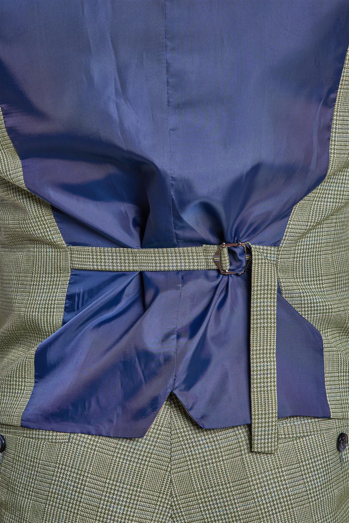 Cavani Caridi Waistcoat Sage Green - Image 5