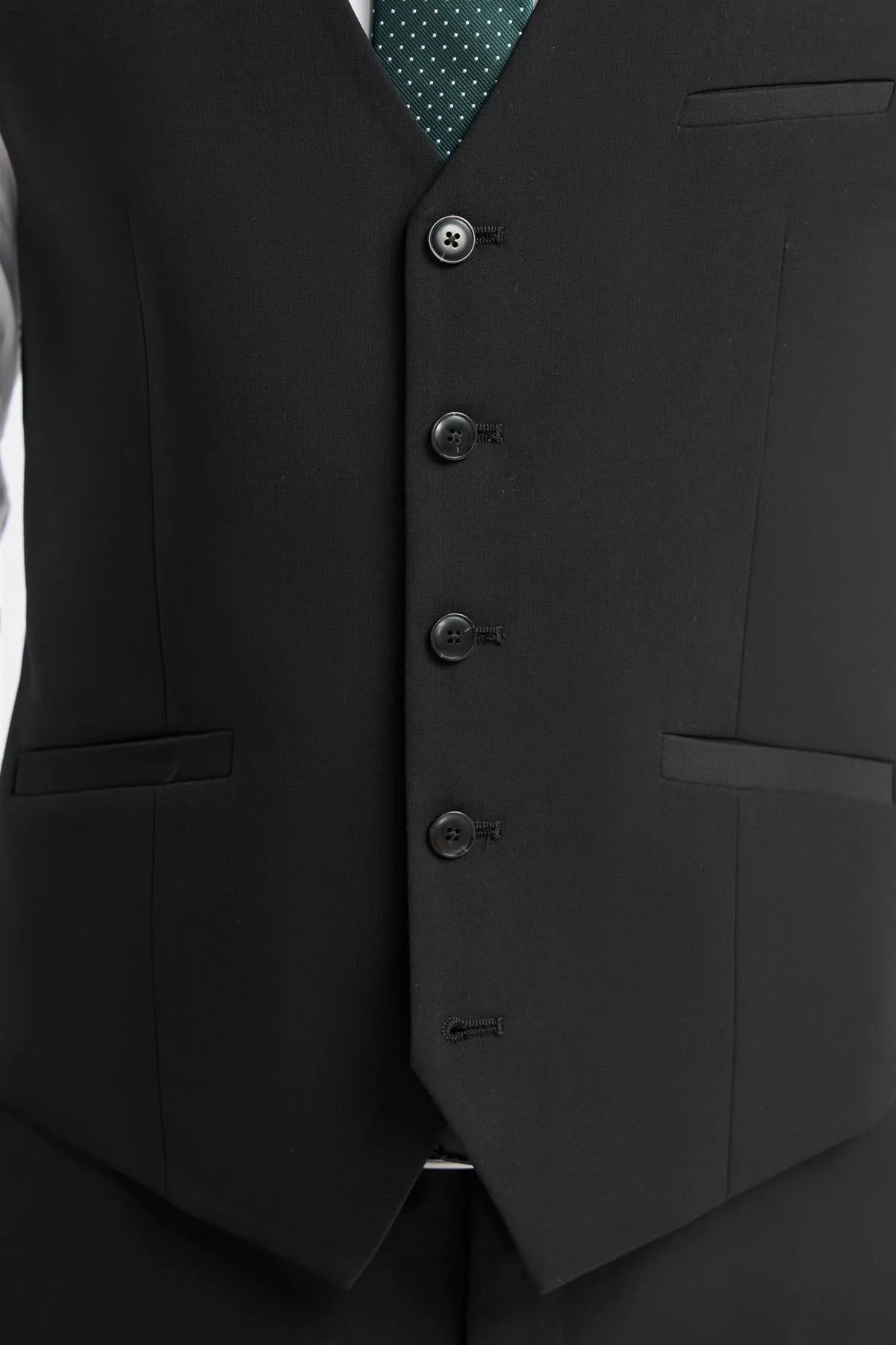 Cavani Malibu Waistcoat Black - Image 3