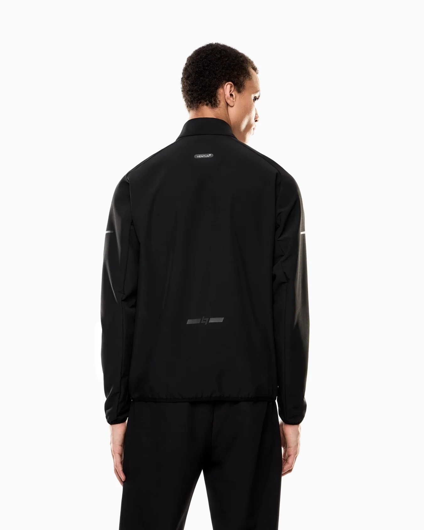 EA7 Emporio Armani 7M000638 Dynamic Athlete Zip-Up Sweatshirt VENTUS7 - Black - Image 3