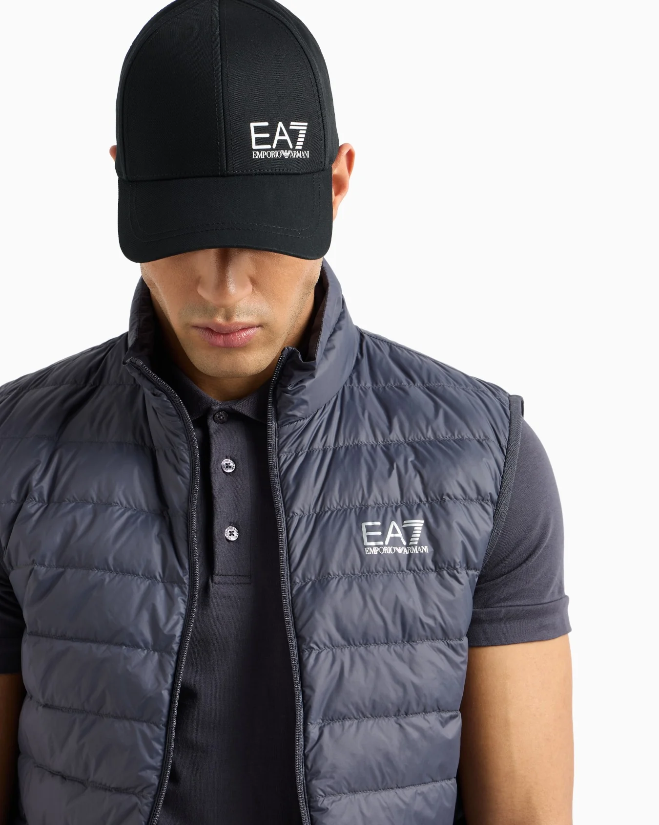 EA7 Emporio Armani 7X000005 Unisex Train Core Cotton Baseball Cap - Black - Image 3