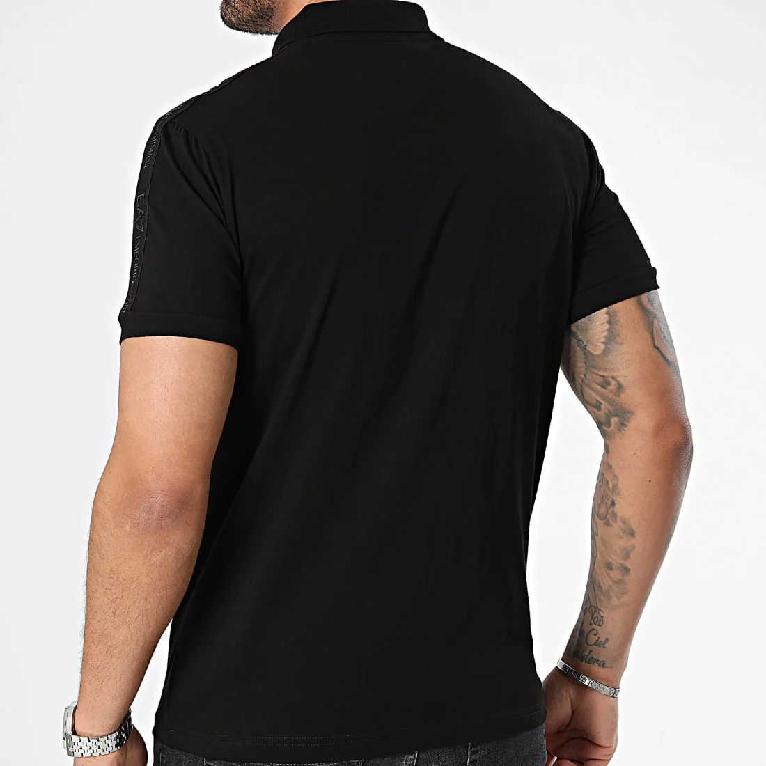 EA7 Emporio Armani Polo Shirt Black - Image 2