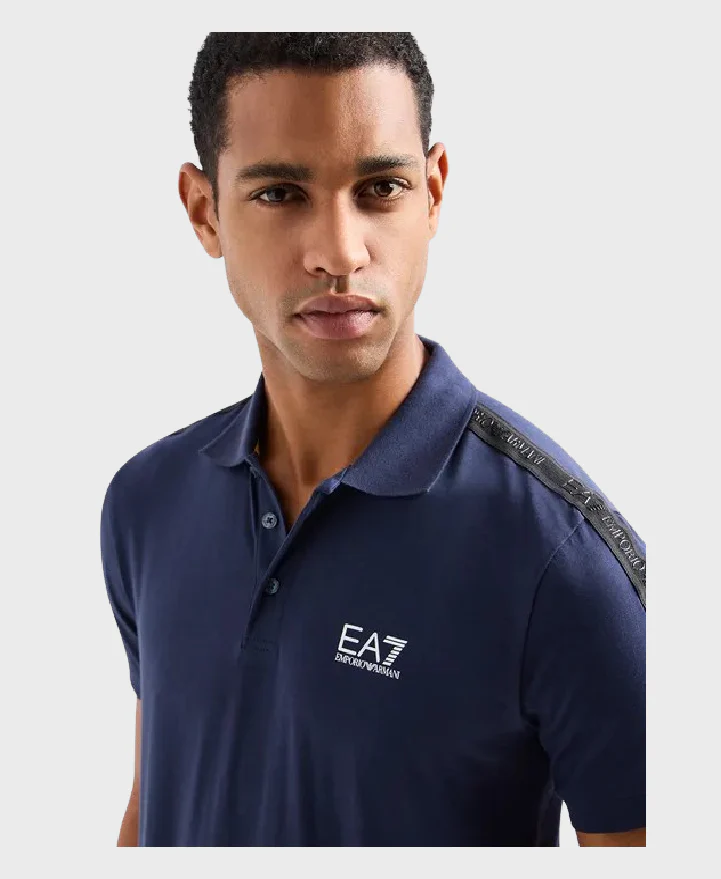 Ea7 Emporio Armani 3dpf23 Polo Shirt 0554 Navy Blue - Image 3