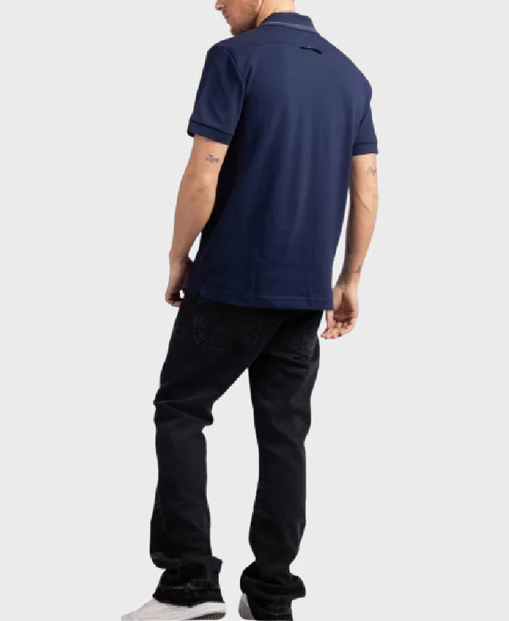 EA7 Emporio Armani 3DPF25 Polo Shirt 1554 Navy Blue - Image 2