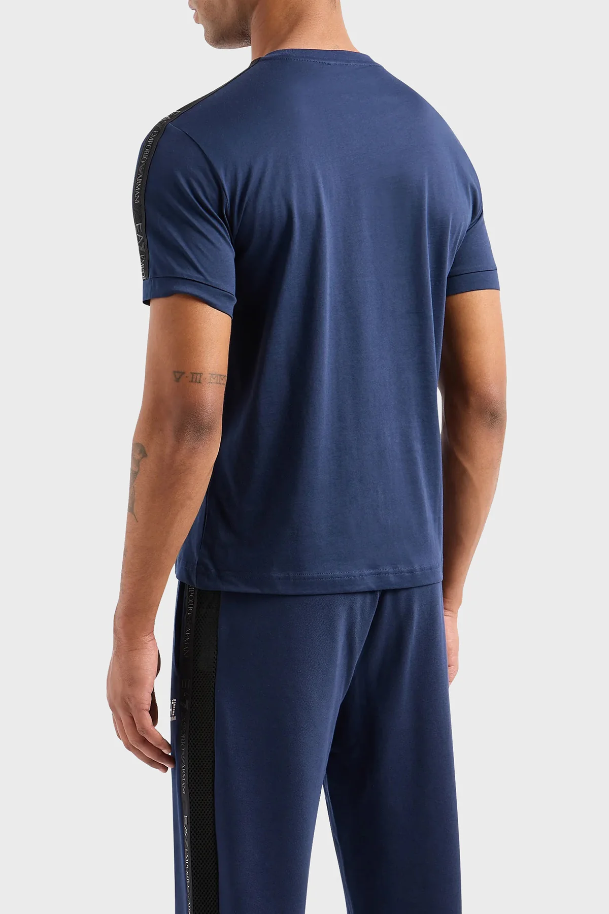 EA7 Emporio Armani 3DPT35 T-shirt Navy Blue - Image 3
