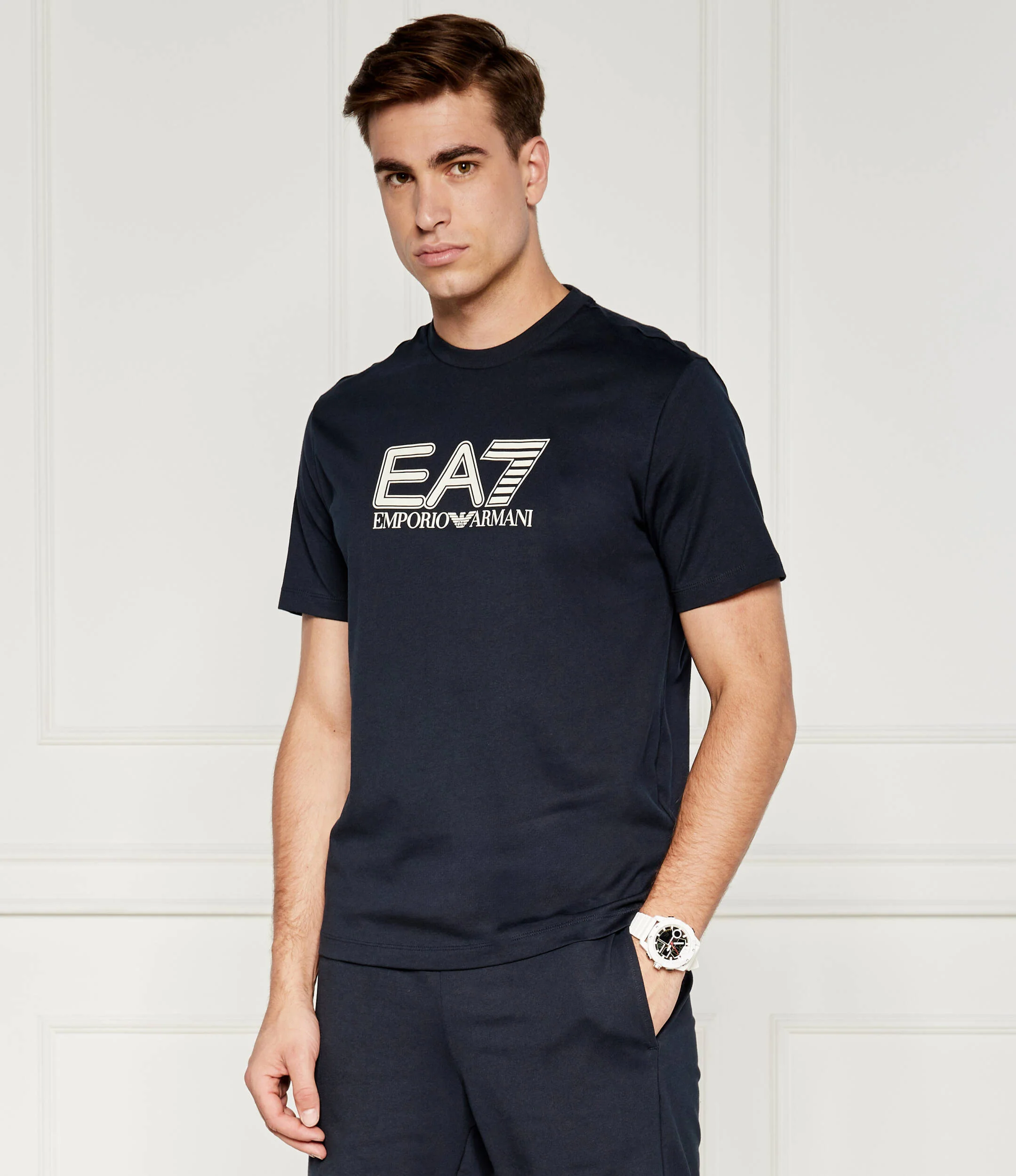 EA7 Emporio Armani 6DPT81 T-Shirt - 0562 Armani Blue - Image 2