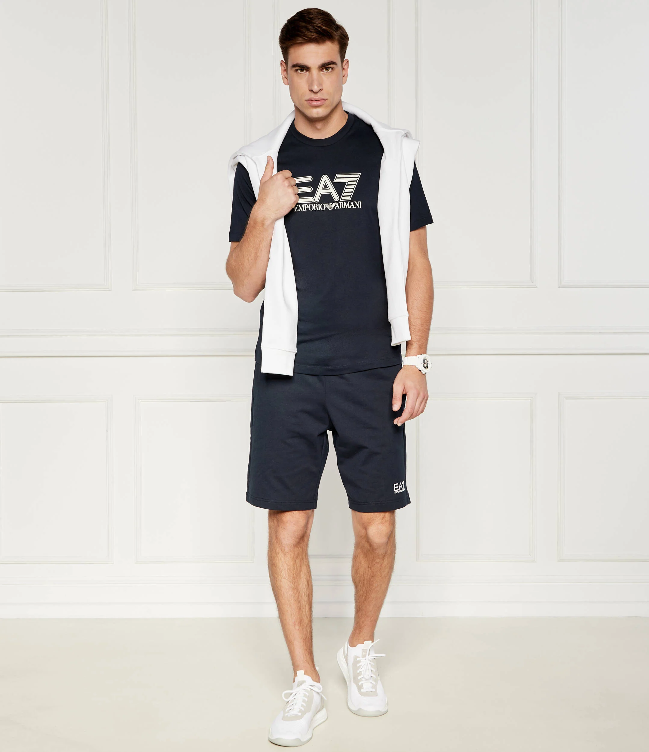 EA7 Emporio Armani 6DPT81 T-Shirt - 0562 Armani Blue - Image 3