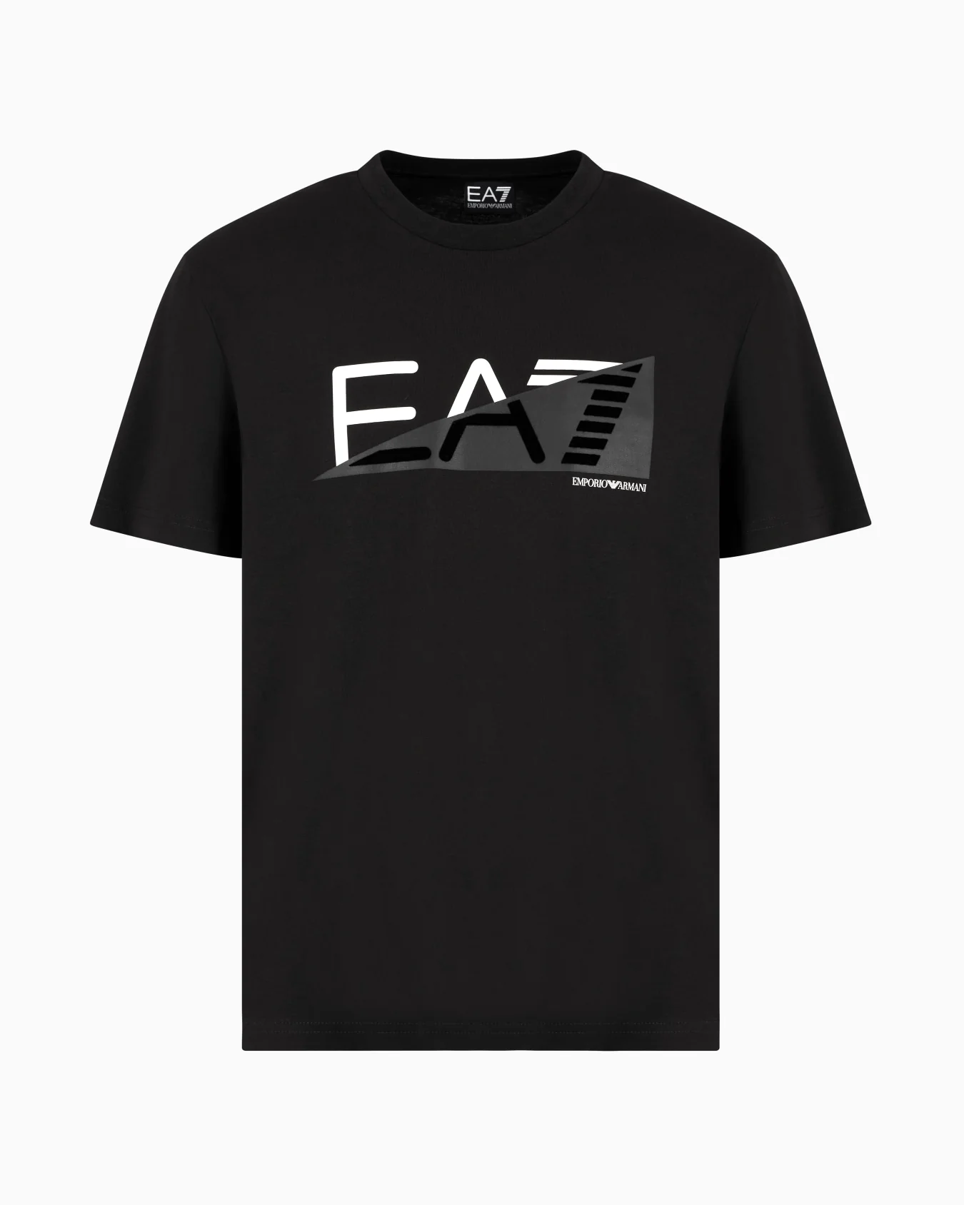 EA7 Emporio Armani 7M000002 Graphic Series Cotton Crew-Neck T-Shirt - Black - Image 4