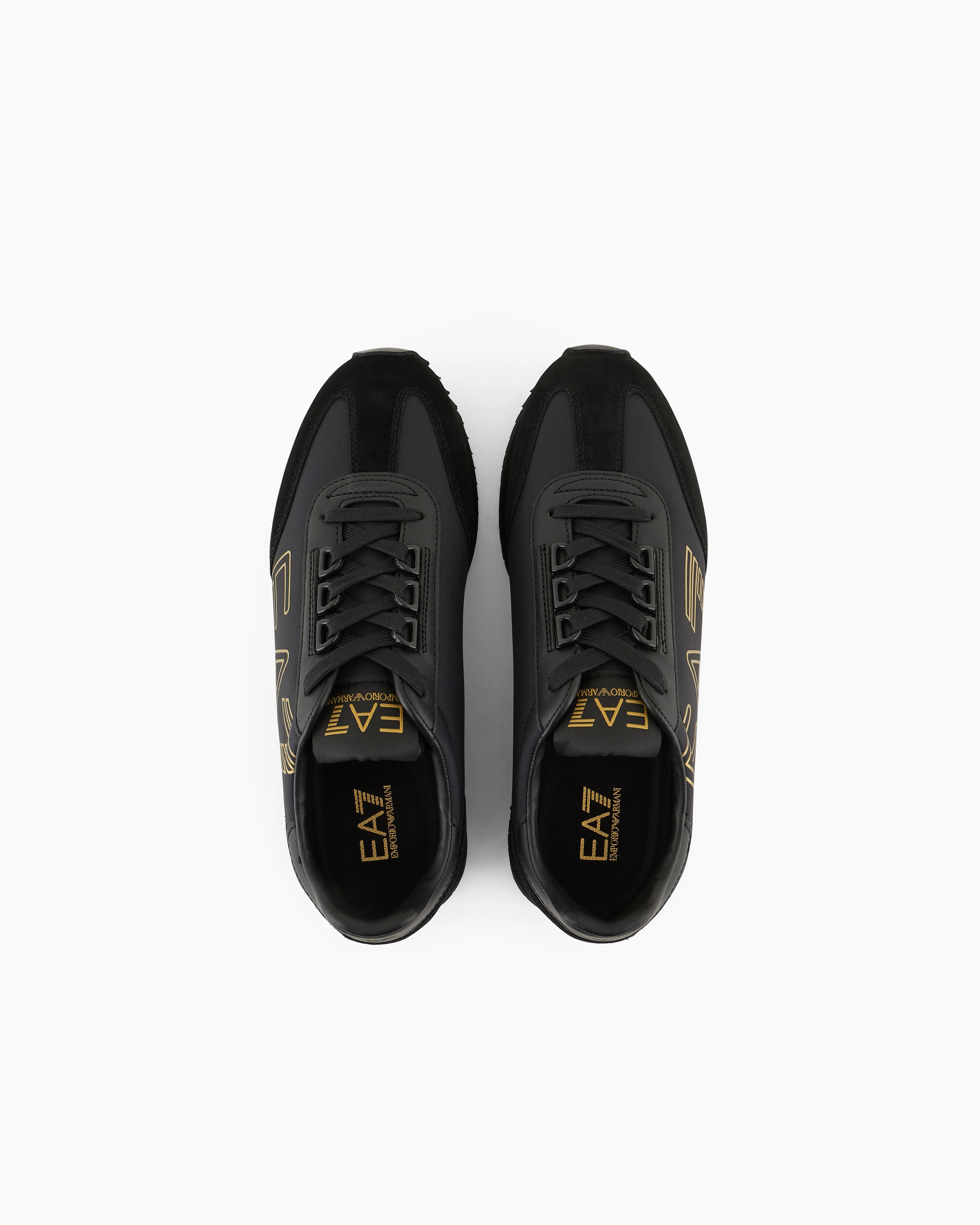 EA7 Emporio Armani X8X101 Trainer Triple Black/Gold - Image 5