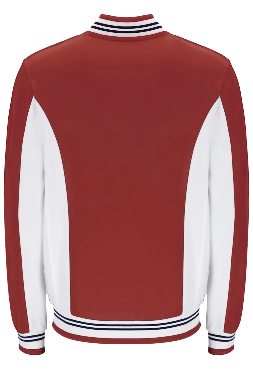 Fila LM161RN1 Settanta Baseball Track Jacket 755 - Garnet/Gardenia/Fila Navy - Image 6