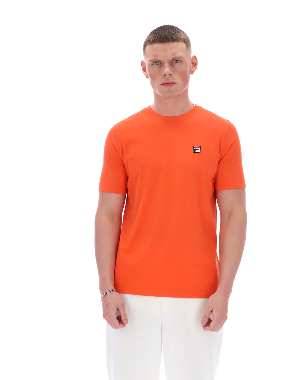 Fila SS24HM034 Sunny2 Essential T-Shirt 881 - Tiger Lilly - Image 3