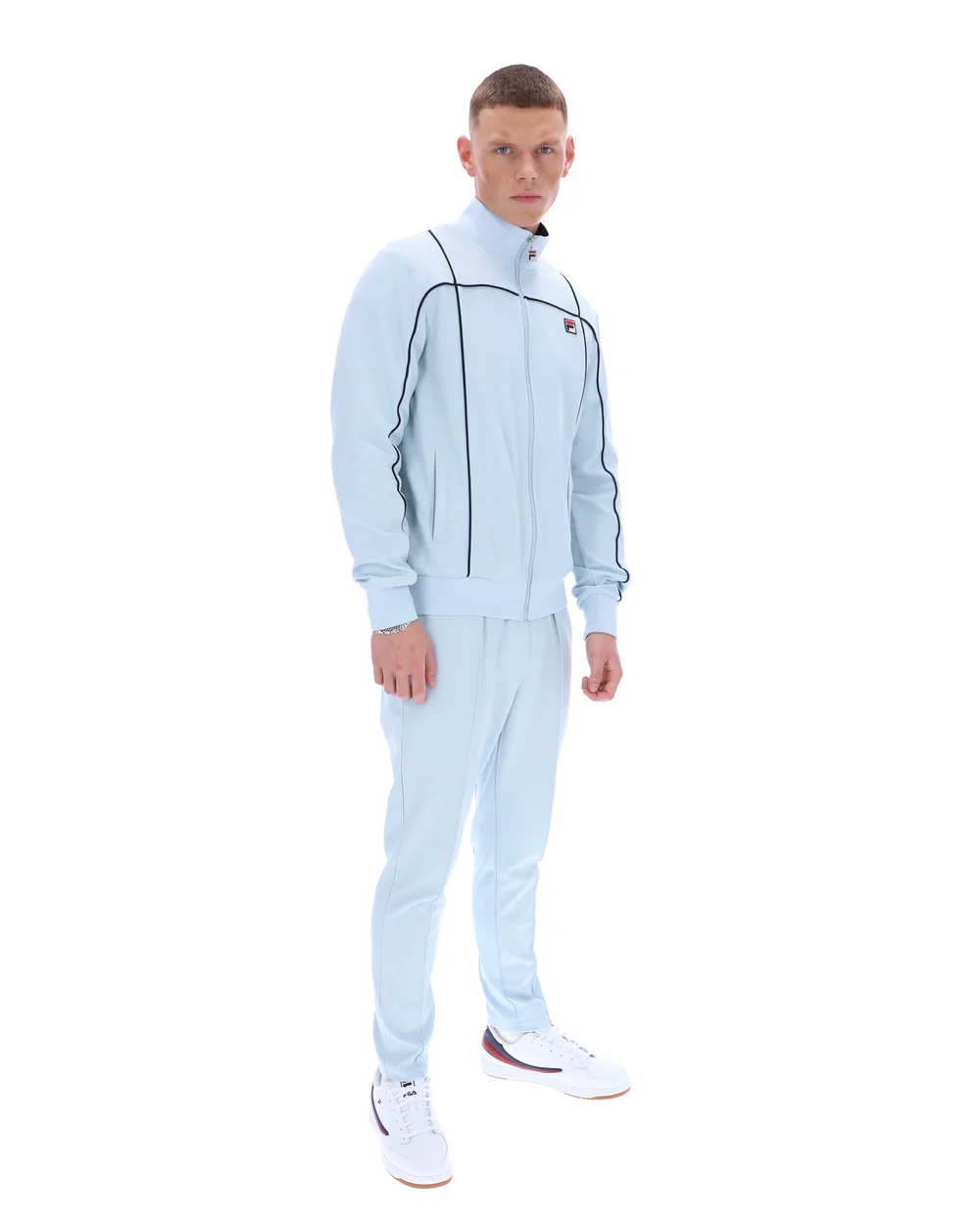 Fila SS26MH041 Armando Track Top 137 - Skyway/Fila Navy - Image 3