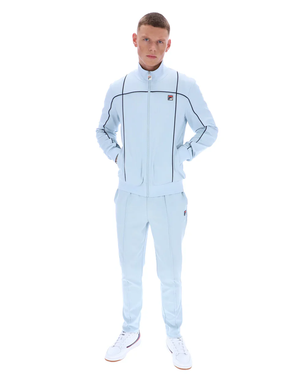 Fila SS26MH041 Armando Track Top 137 - Skyway/Fila Navy - Image 4