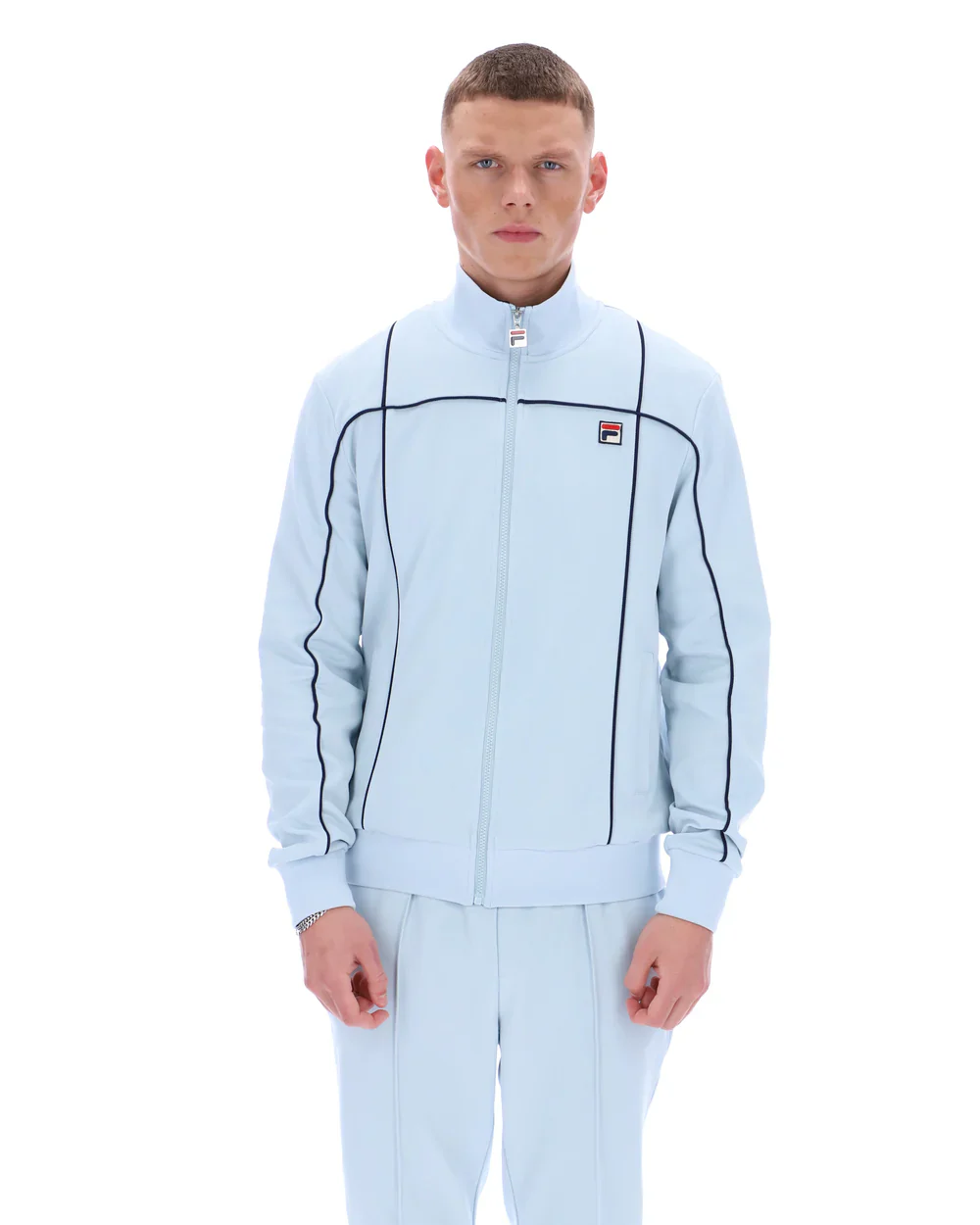 Fila SS26MH041 Armando Track Top 137 - Skyway/Fila Navy - Image 5