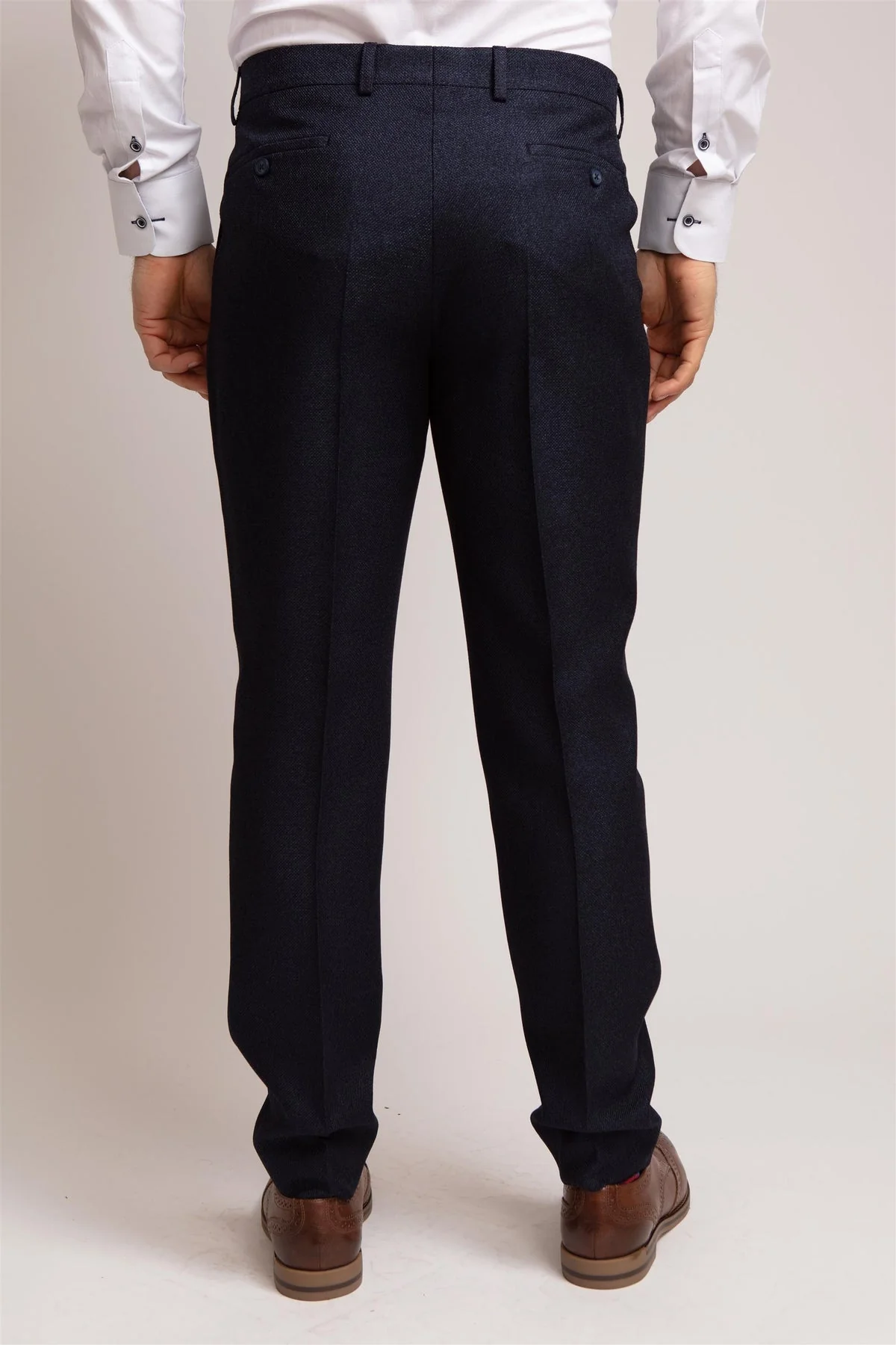 Fratelli Uniti Ftr1024 Trousers Navy - Image 3