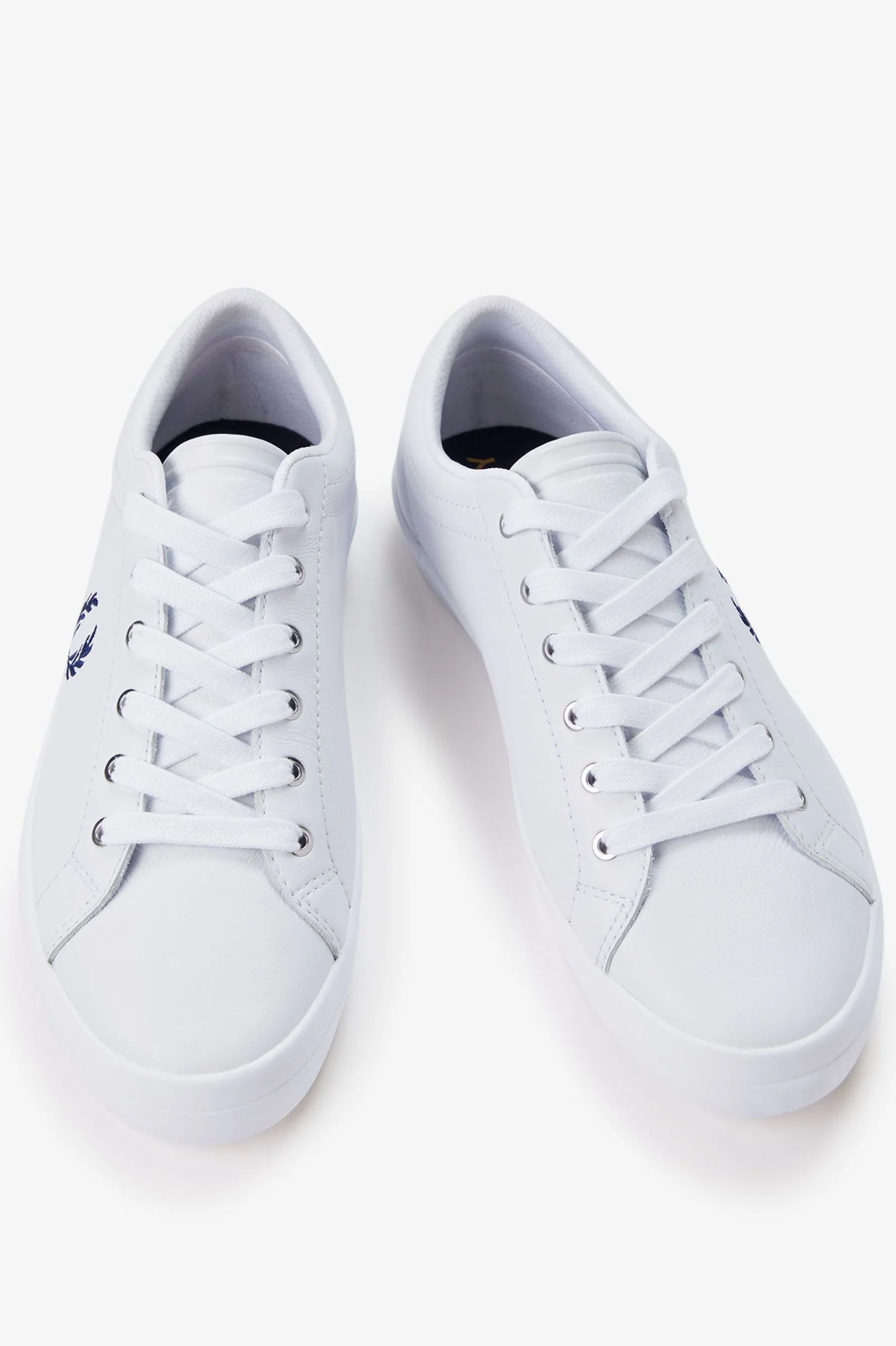 Fred Perry B7311 Baseline Leather Trainer - 200 White - Image 2