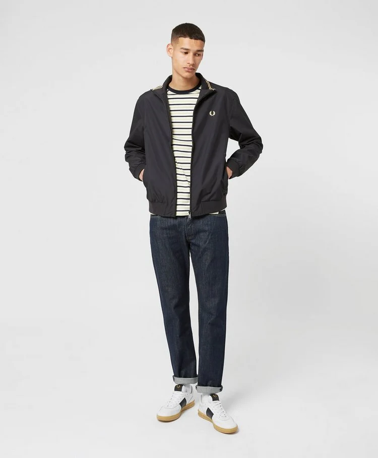 Fred Perry J2660 Brentham Jacket 350 Black - Image 5