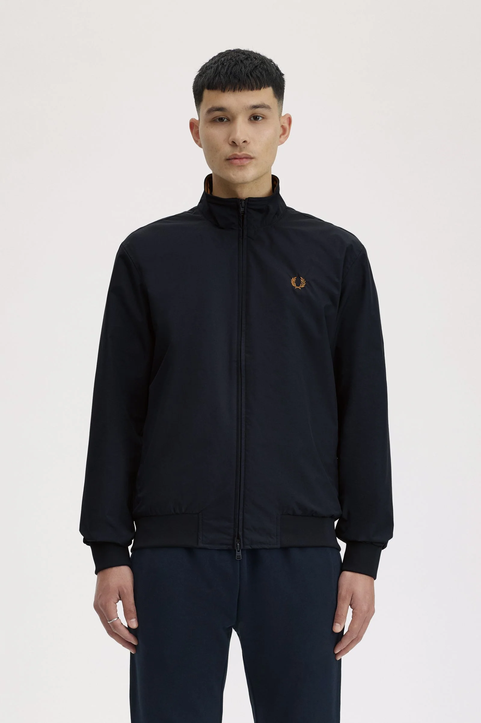 Fred Perry J2660 Brentham Jacket 248 Navy - Image 7