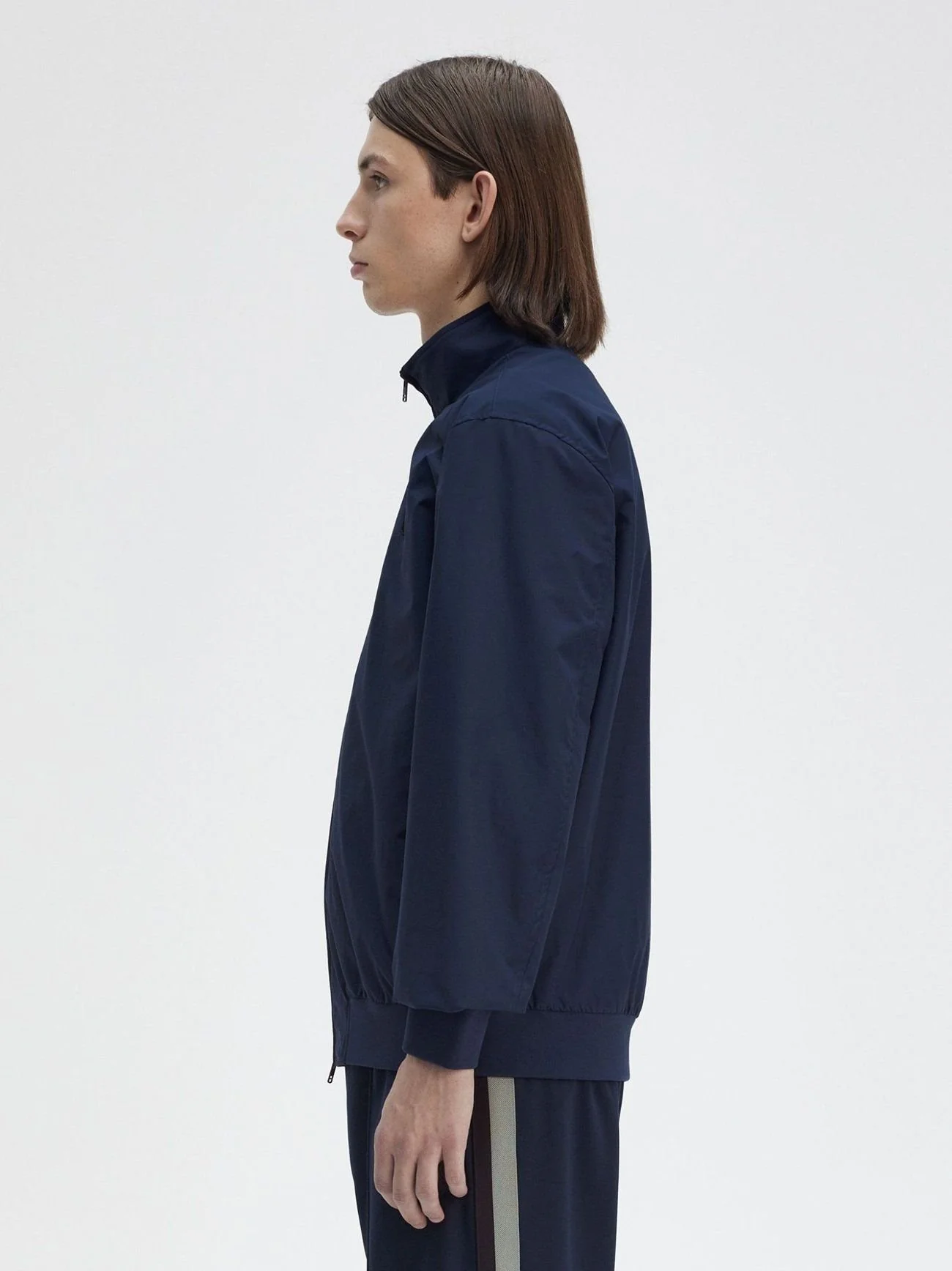 Fred Perry J2660 Brentham Jacket - X86 Tennis Blue - Image 2