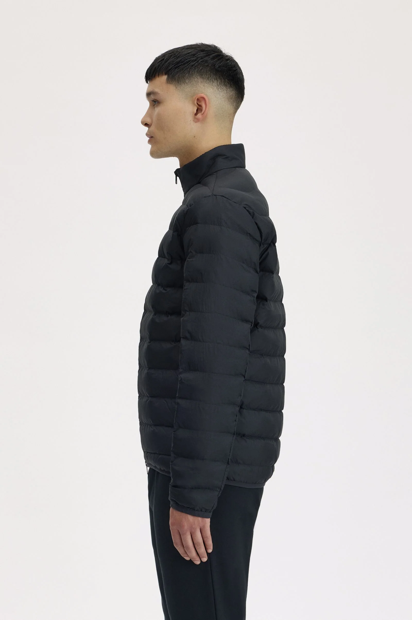 Fred Perry J4564 Insulated Jacket - 102 Black - Image 3