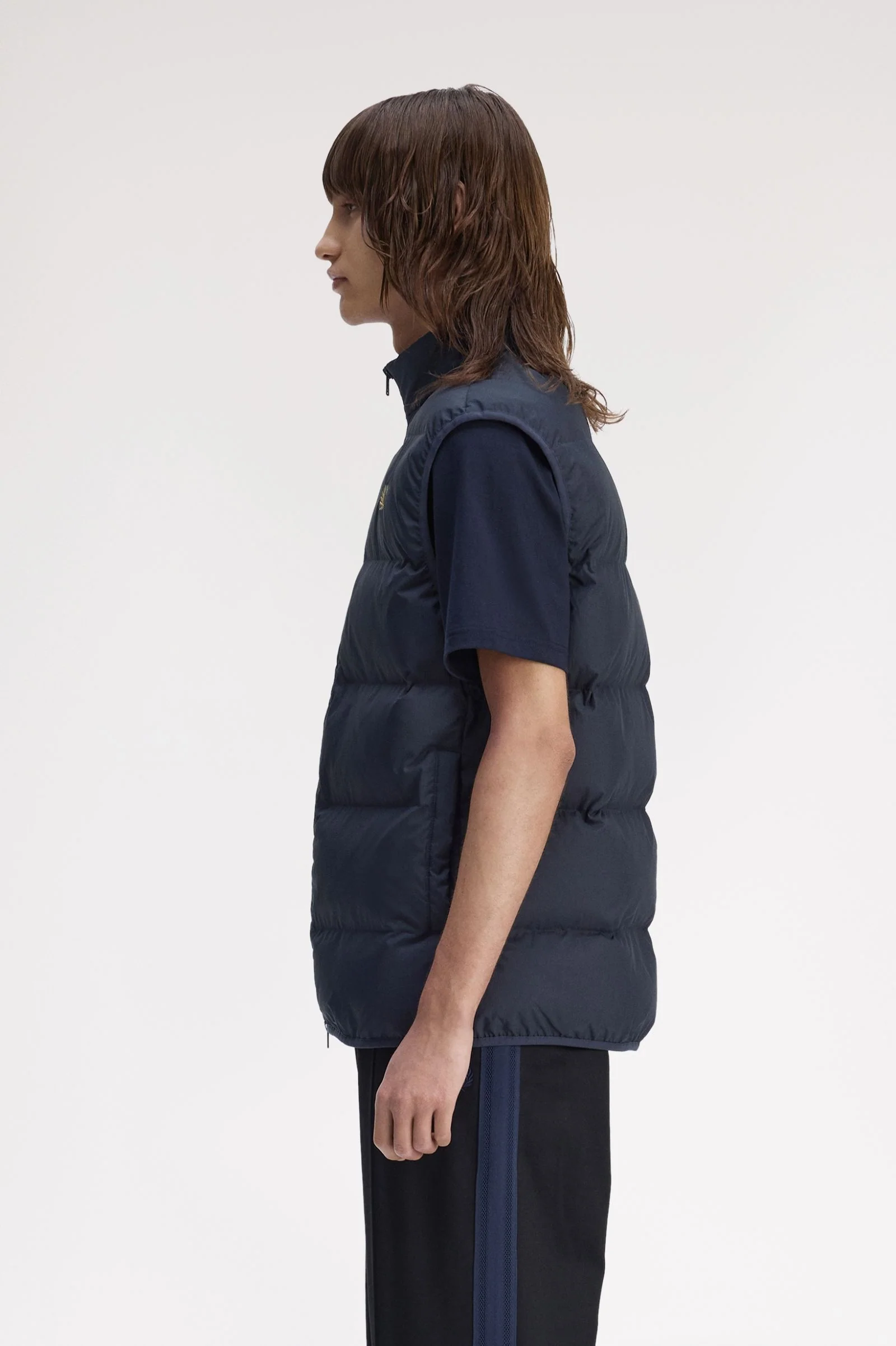 Fred Perry J8522 Insulated Gilet - 608 Navy - Image 5