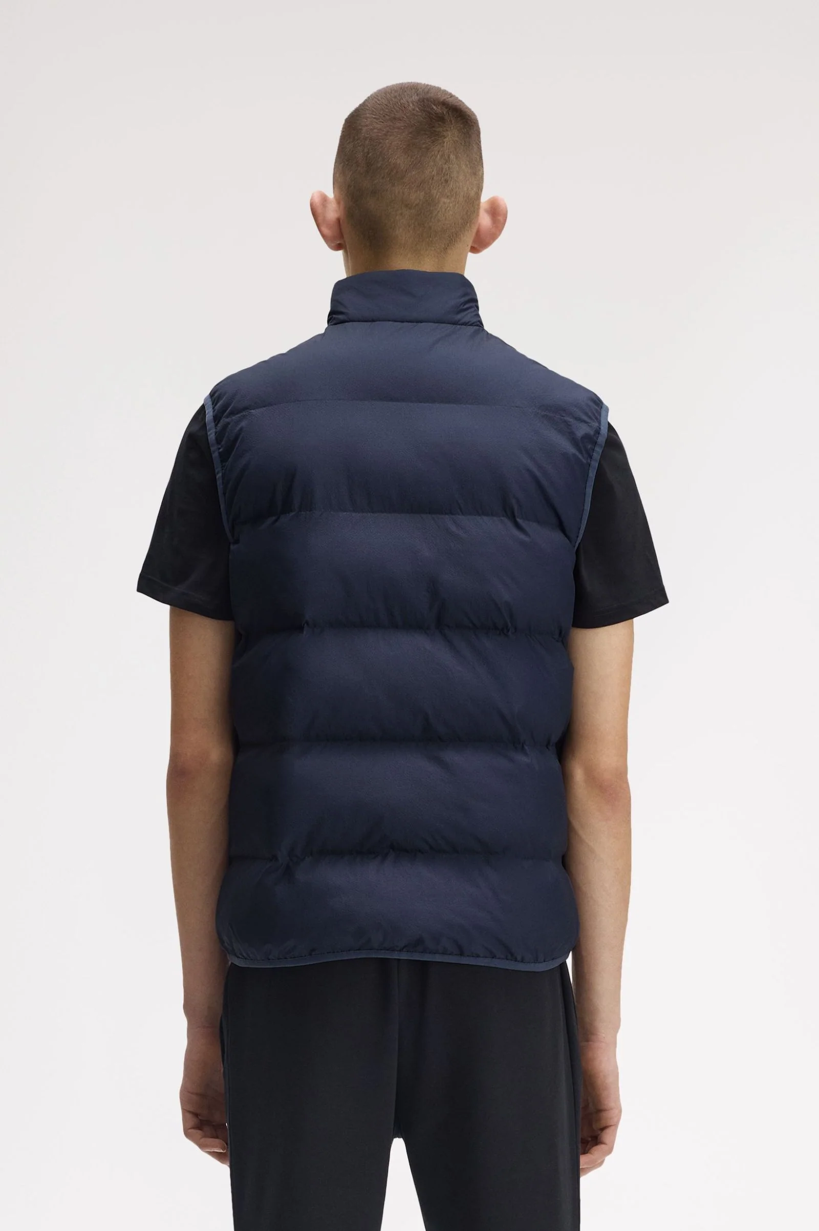 Fred Perry J8522 Insulated Gilet 738 Dark Airforce - Image 6
